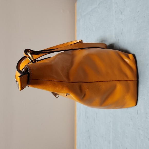 Patricia Nash Fall Orange Leather Large Handbag - Picture 4 of 16